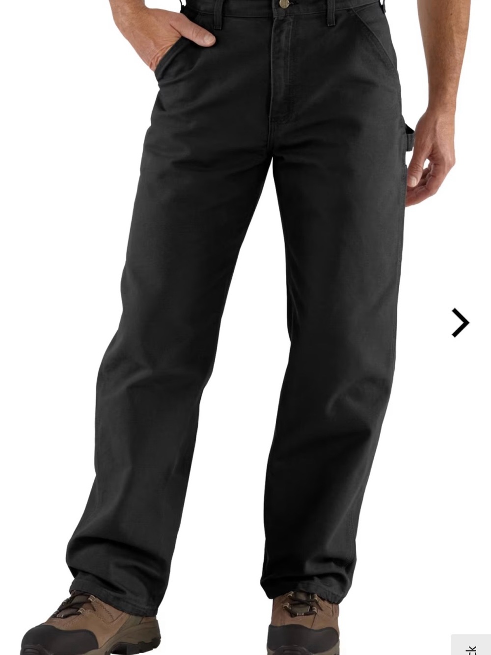 Carhartt loose fit washed duck utility work pants Men's NEW 34x34 carpenter